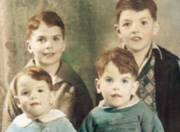 Photo of four young brothers