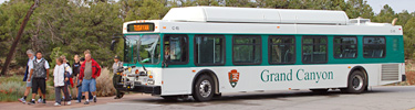 Tusayan Shuttle Bus at Canyon View Plaza