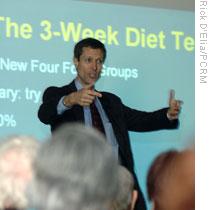 Barnard takes his diet message on the road as a motivational speaker
