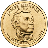 James Monroe Presidential $1 Coin