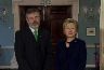 Date: 03/17/2009 Description: Secretary meets with Sinn Fein President Gerry Adams. State Dept Photo