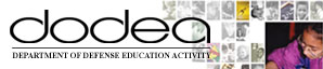 A logo of Department of Defense Education Activity