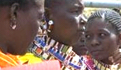 Photo of Masai women from Kenya's Rift Valley