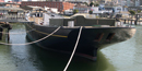 The restored lumber schooner CA Thayer at Hyde Street Pier.