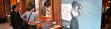 An image of the Voyages exhibit in the visitor center.