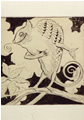 Oliver Herford, artist, A chameleon