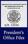 President's Office Files, 1961-1963 (ARC ID 193667)