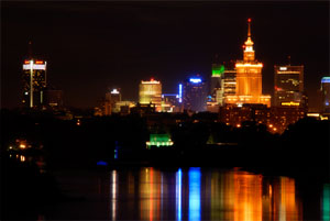 Image of Warsaw at Night