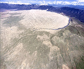 Aerial of Dunes and Sand Sheet