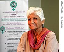 South Asian INWAT supporter at the 2006 International Cancer and Tobacco Control conferences in Washington, DC