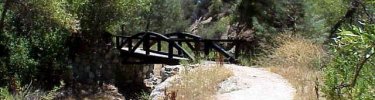 A bridge along the Old Pinnacles Trail