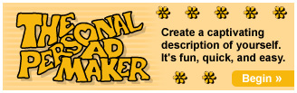 Create a captivating description of yourself with the Personal Ad Maker