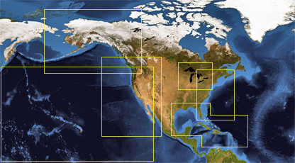 Map of North America