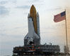Atlantis rolls out to launch pad