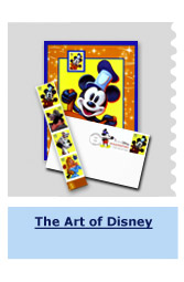 Art of Disney stamps, products and collectibles.