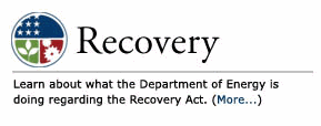 a link to energy.gov recovery website