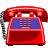 Picture of red telephone