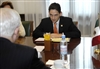 Secretary of Government Juan Mourino meets with Defense Secretary Robert M. Gates, Mexico City, Mexico, April 29, 2008.  