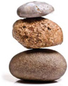 Photo of stacked rocks