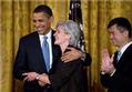 Secretary Sebelius shown with President Barack Obama