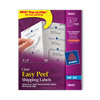 Avery&#174; Clear Easy Peel&#174; Inkjet Mailing Labels #18663