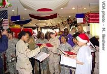US troops singing in Baghdad