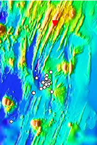 Cobb Offset 2004 seismicity map