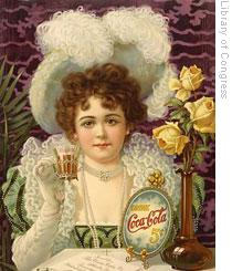 This early poster appeared in the 1890s, just a few years after Asa Candler passed out the first Coca-Cola coupons