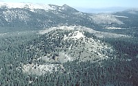 Inyo Craters and lava flows of the Mono-Inyo Craters volcanic chain