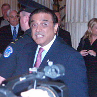 Pakistan's President Asif Ali Zardari Enters Talks with U.S. House of Representatives Foreign Relations Committee, 05 May 2009