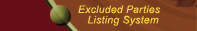 Excluded Parties Listing System