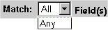 Match: All or Any Field(s)