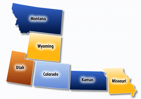 Mountain-Plains Information Office Map