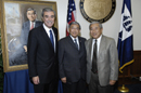 Secy Gutierrez and former Secy Mineta Unveil portrait of Secy Mineta