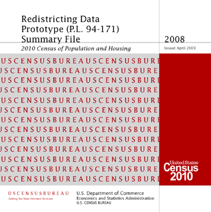 Cover of the 2008 P194-171 Prototype Summary File