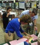 Photo of Martha Garcia, Pamela Telis, and Chip Groat.