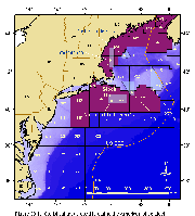 Figure 39.1 Statistical areas used to define the American shad stock.