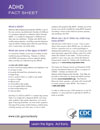 What is ADHD? Fact Sheet