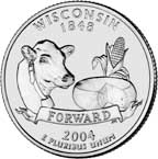 Wisconsin Quarter Reverse