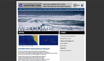 Ghostnet 2005 Home page Image