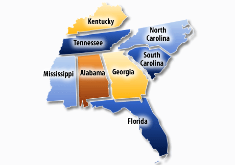 Southeast Information Office Map