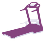 Icon of an exercise machine