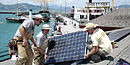 Installling solar panels