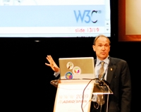 Tim Berners-Lee During WWW2009 Keynote
