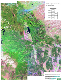 2007 fire satellite imagery