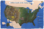 Indian Lands in the United States Map