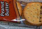 Peanut butter crackers.