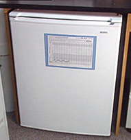 Stand-alone freezer.