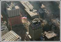 Aerial view of Ground Zero