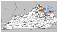 Map of Declared Counties for Disaster 1320